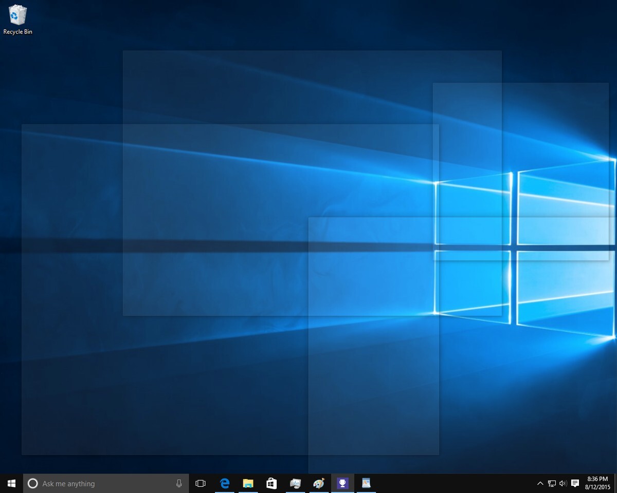 5 ways to hide the Windows screen