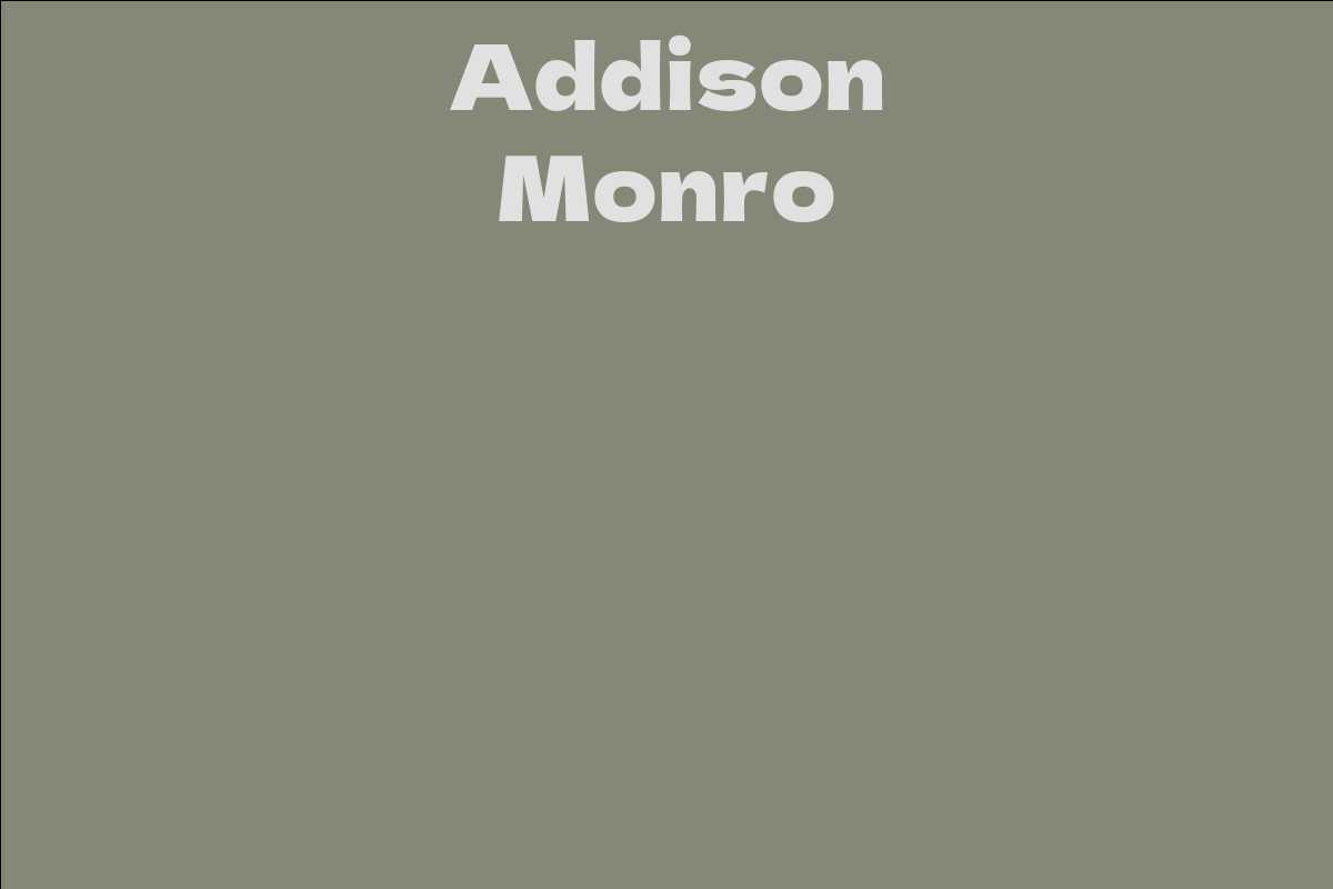 Addison Monro