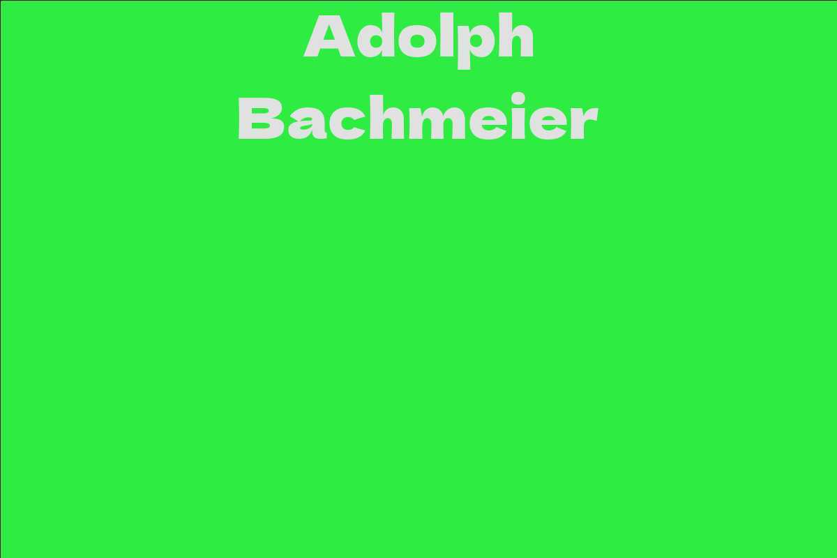 Adolph Bachmeier