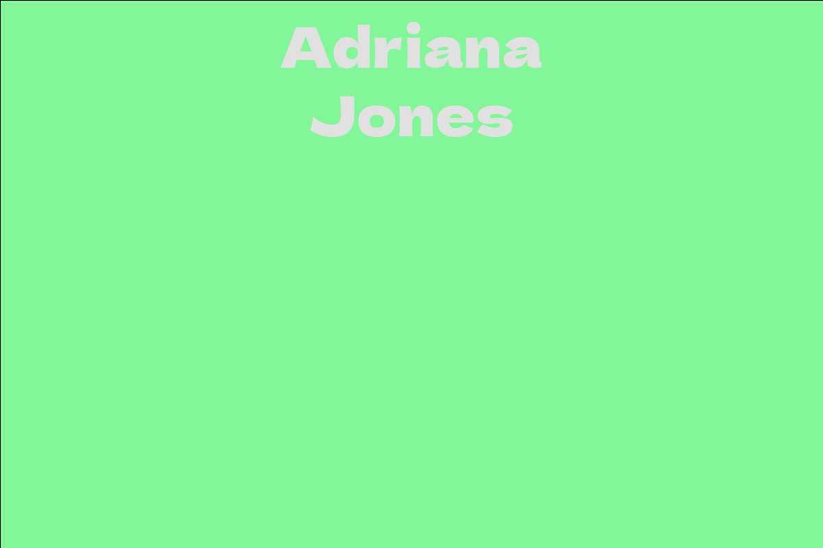 Adriana Jones