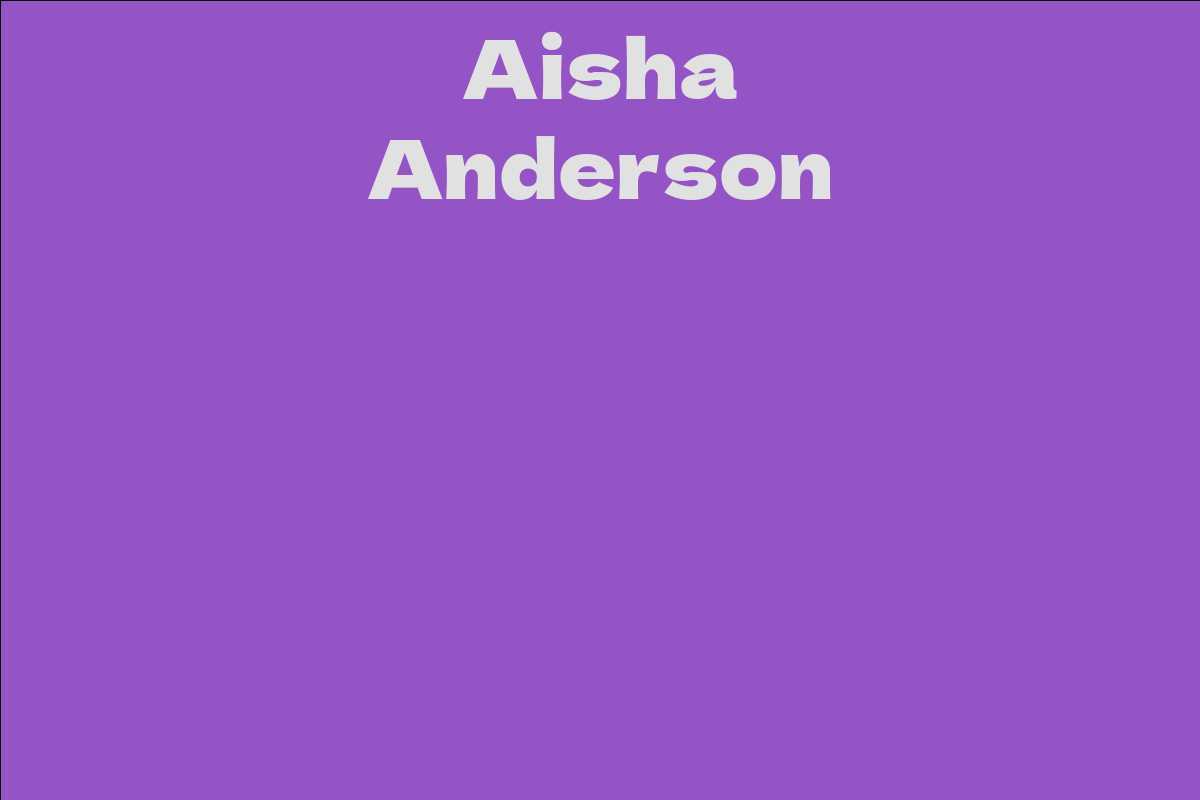 Aisha Anderson