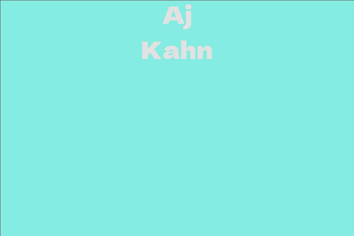 Aj Kahn