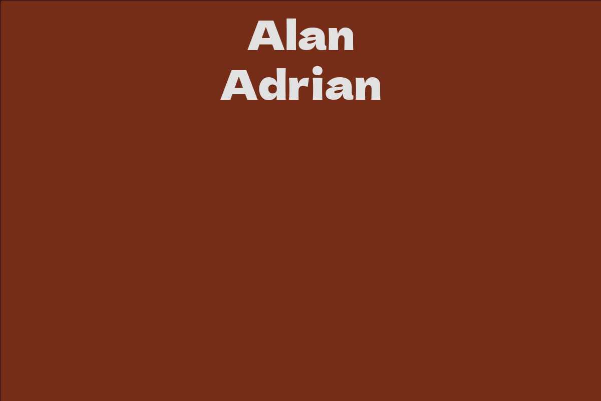 Alan Adrian