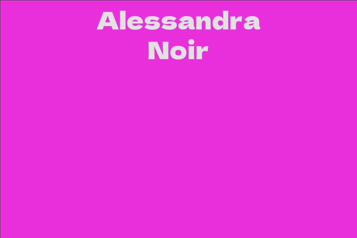 Alessandra Noir