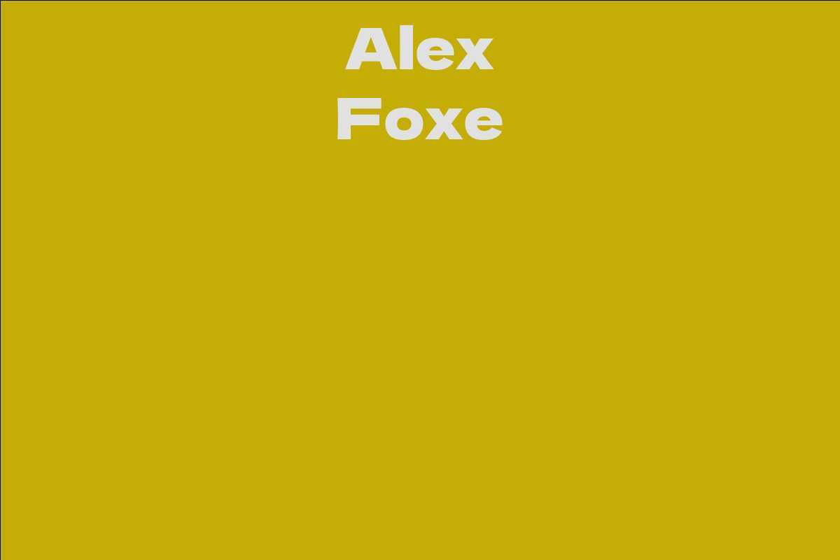 Alex Foxe