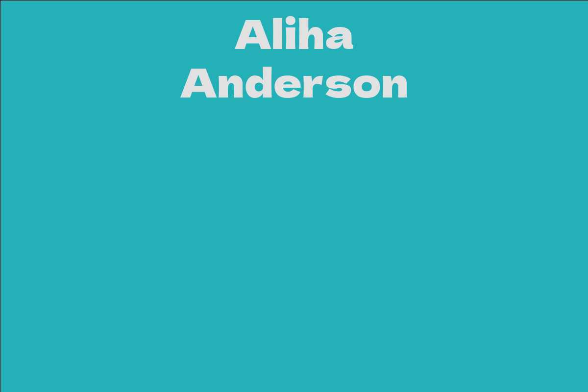 Aliha Anderson