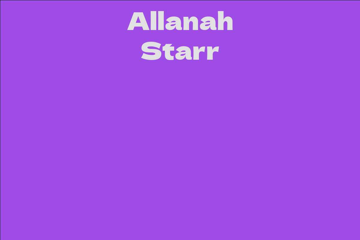 Allanah Starr