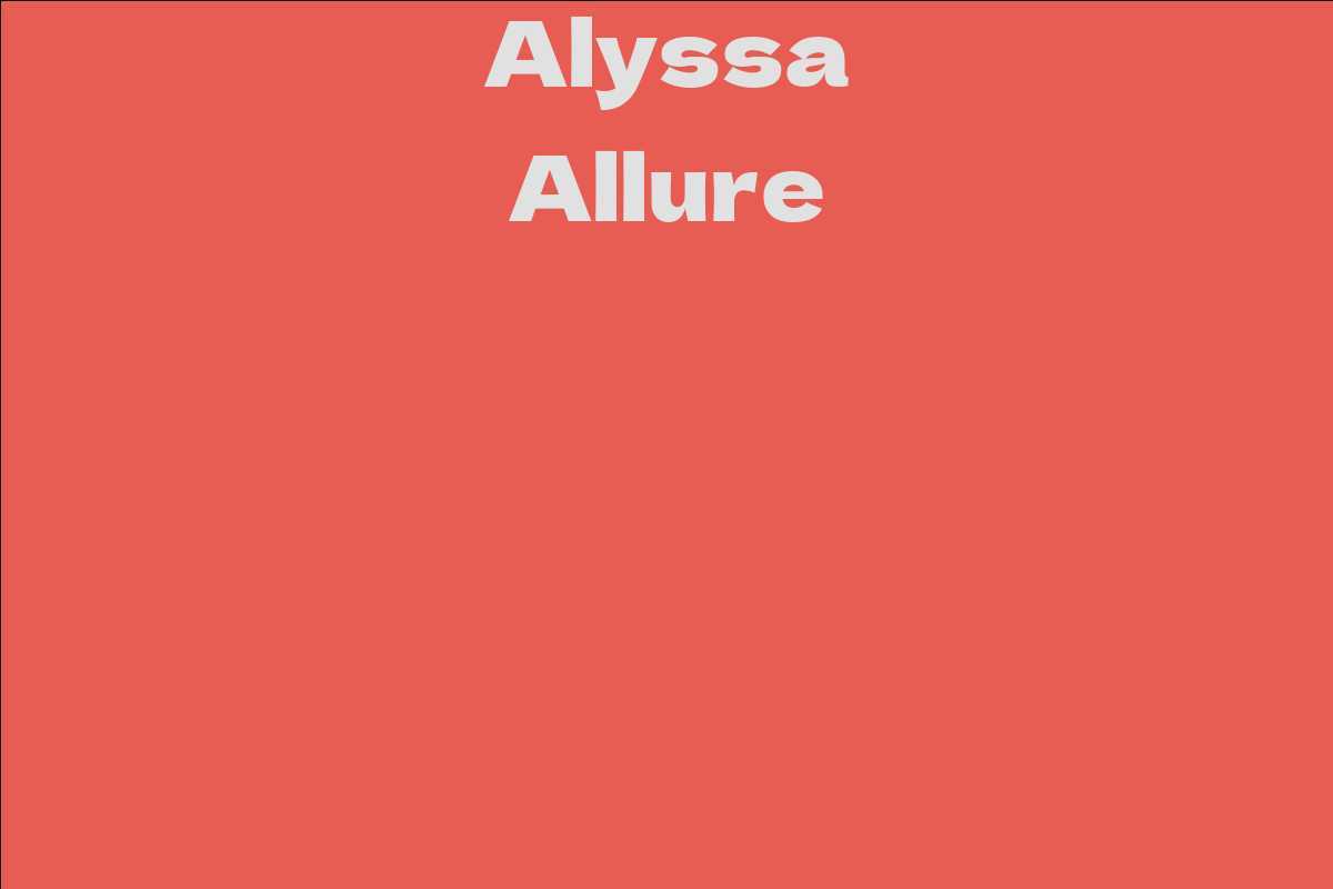 Alyssa Allure