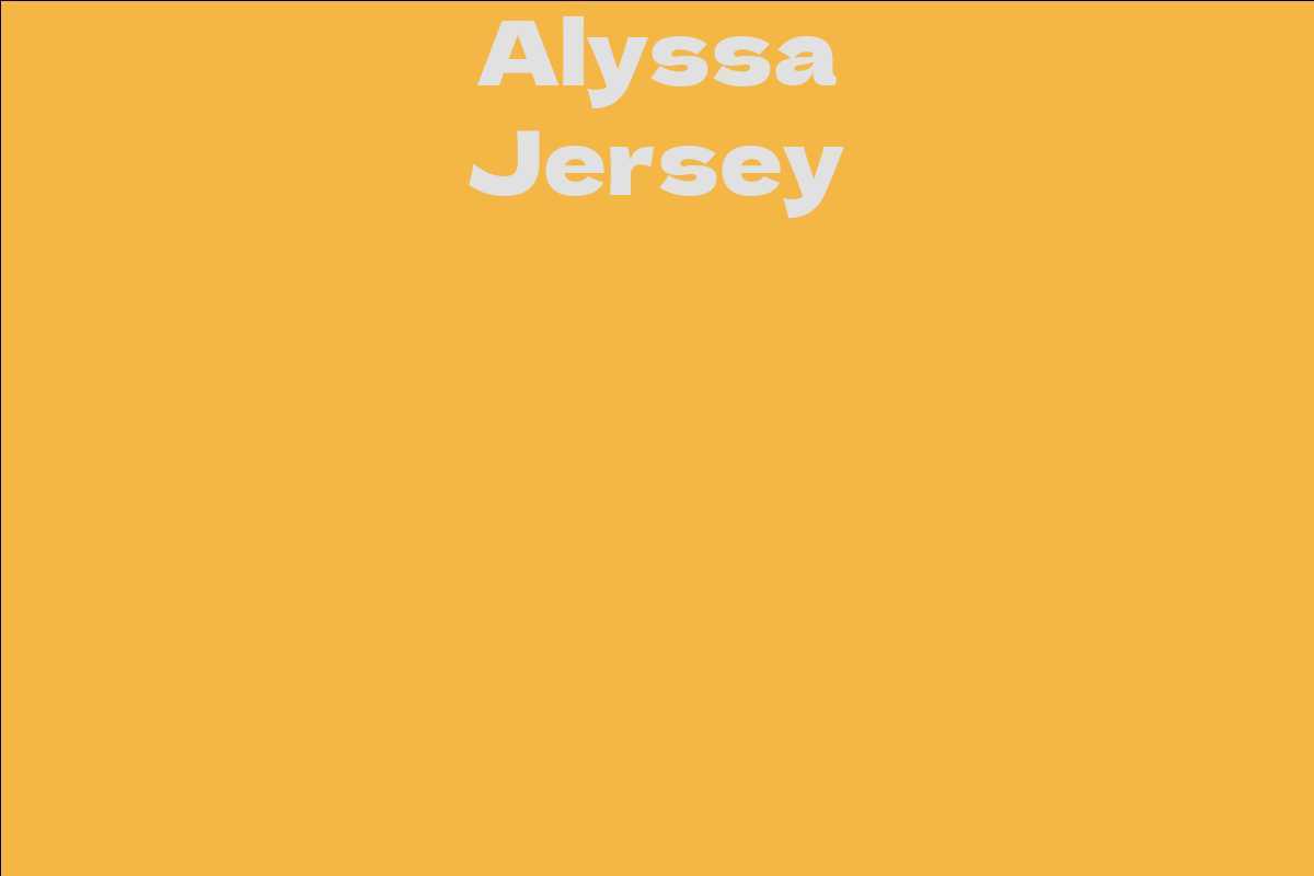 Alyssa Jersey