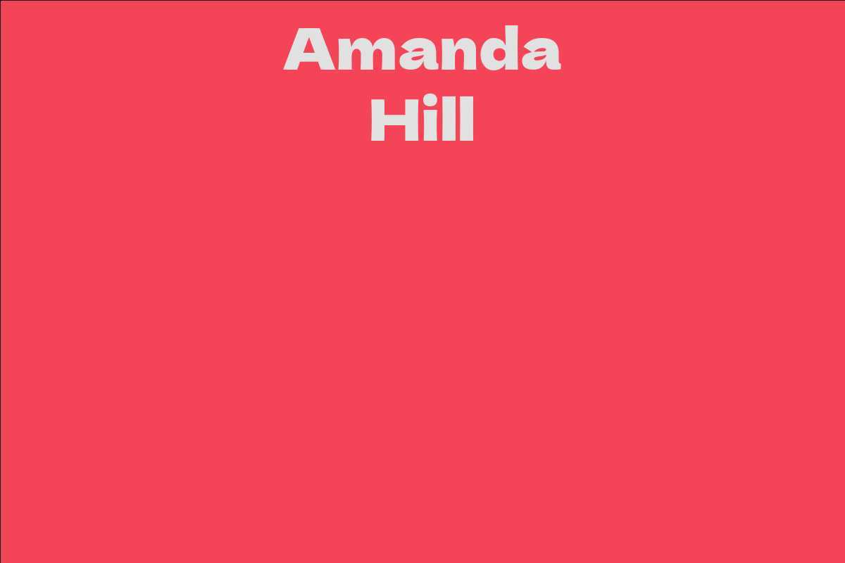 Amanda Hill