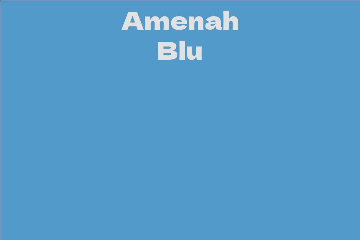 Amenah Blu