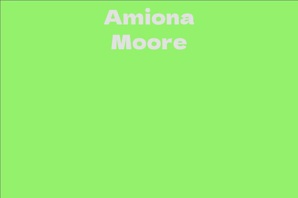 Amiona Moore