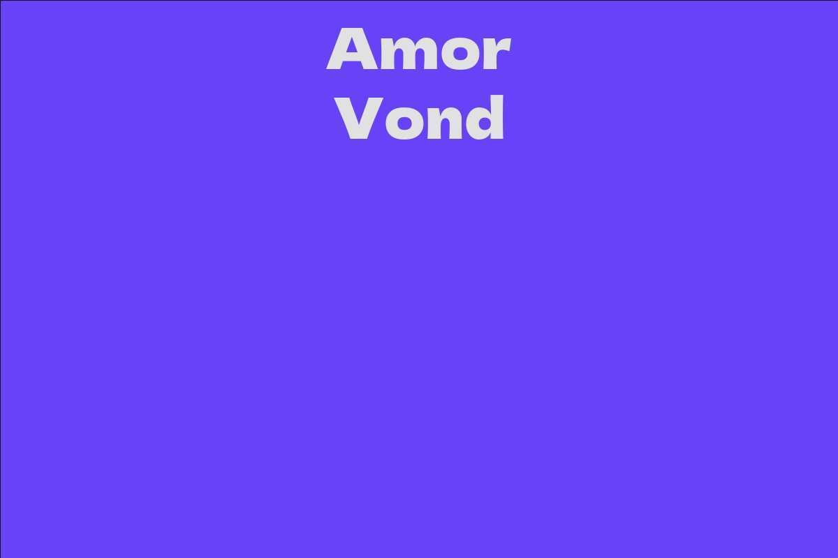 Amor Vond