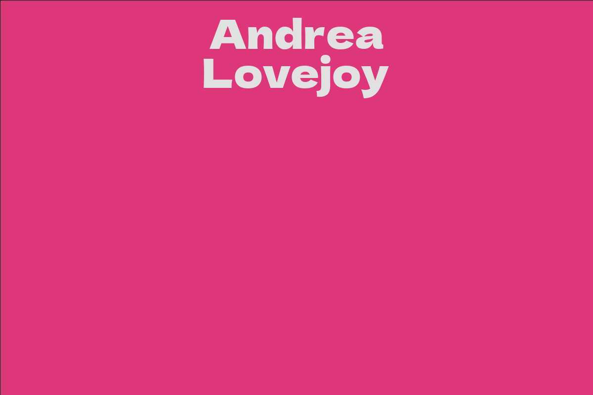 Andrea Lovejoy