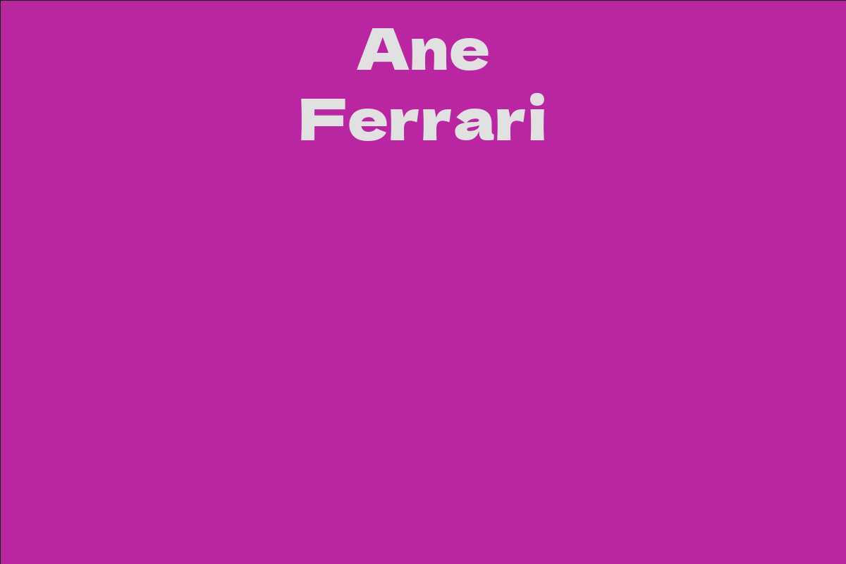 Ane Ferrari
