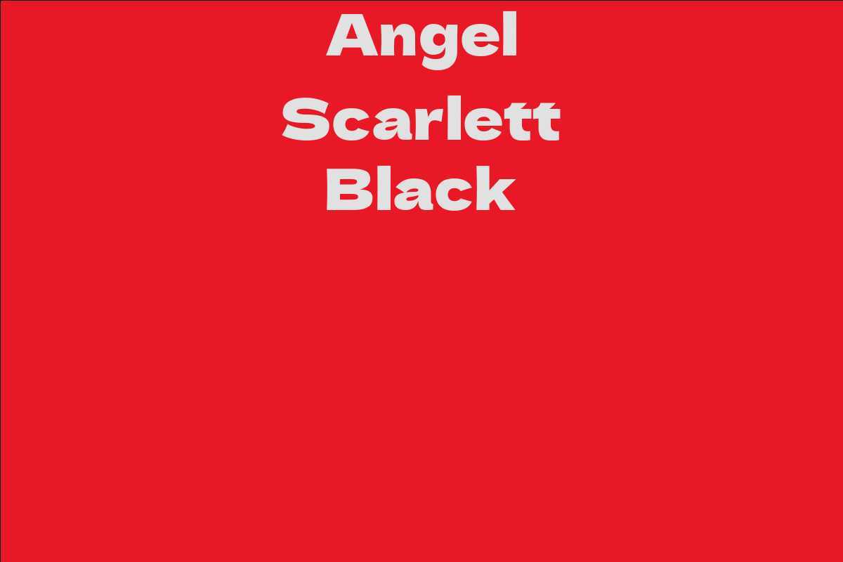 Angel Scarlett Black