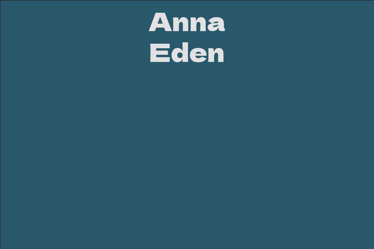 Anna Eden