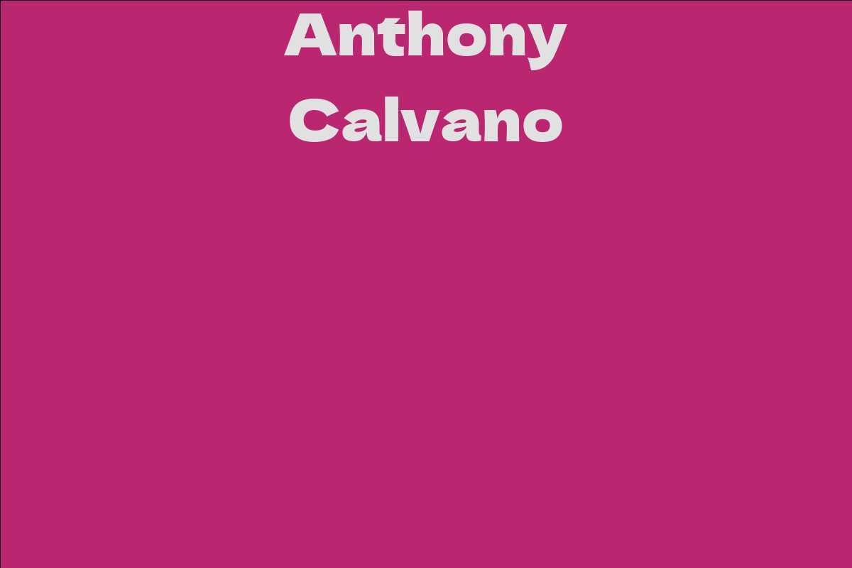 Anthony Calvano