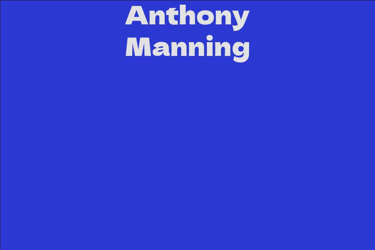 Anthony Manning