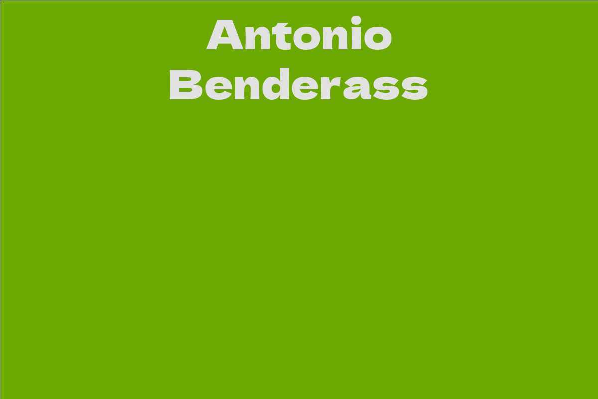 Antonio Benderass
