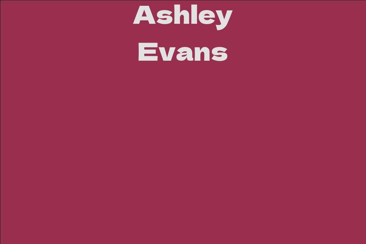 Ashley Evans