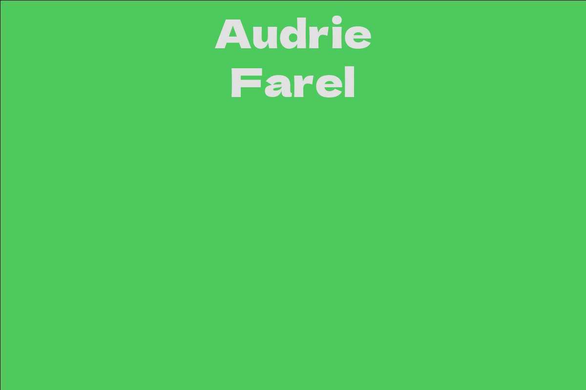 Audrie Farel