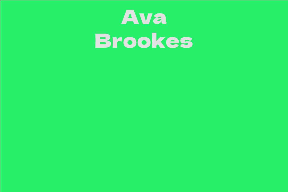Ava Brookes