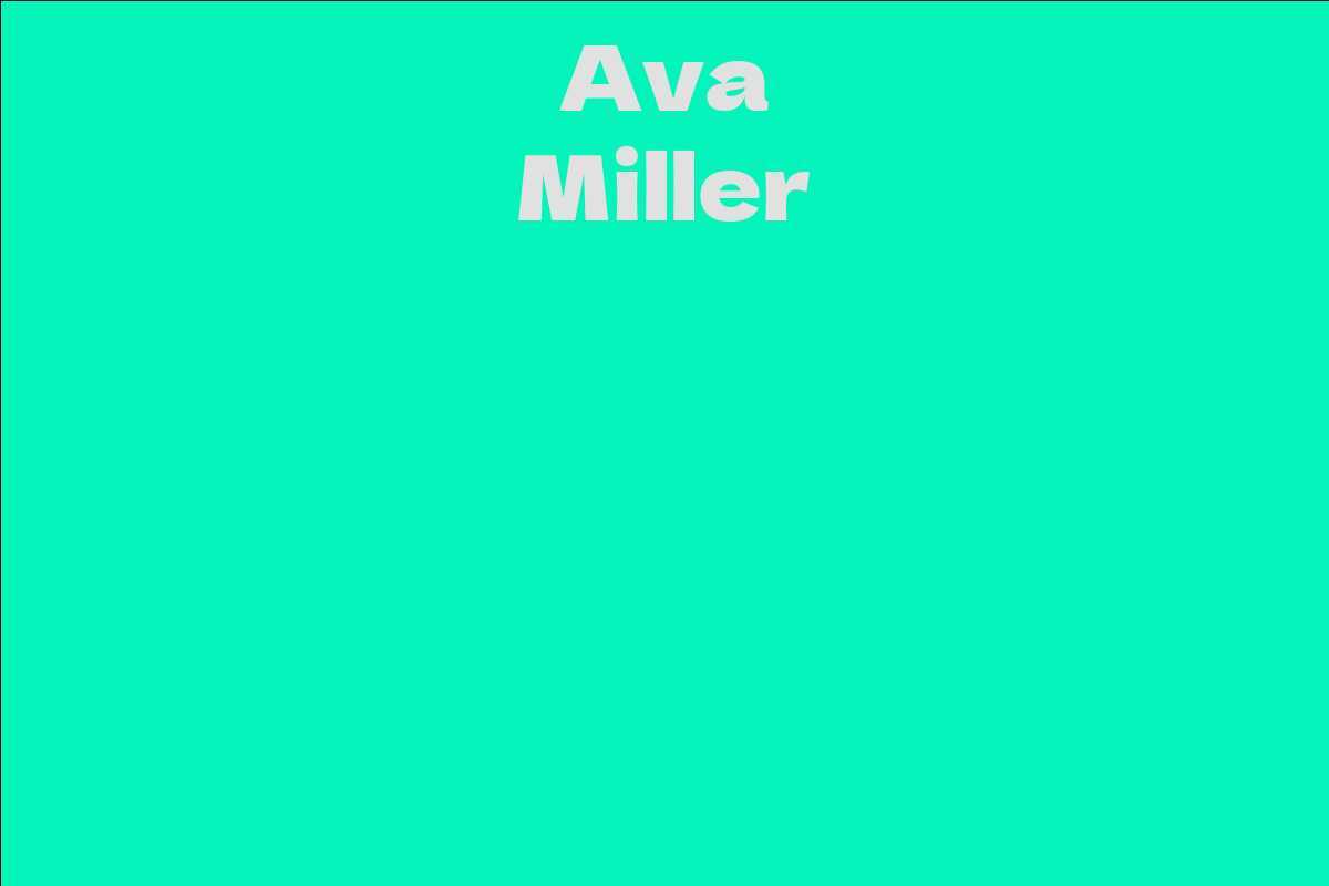 Ava Miller