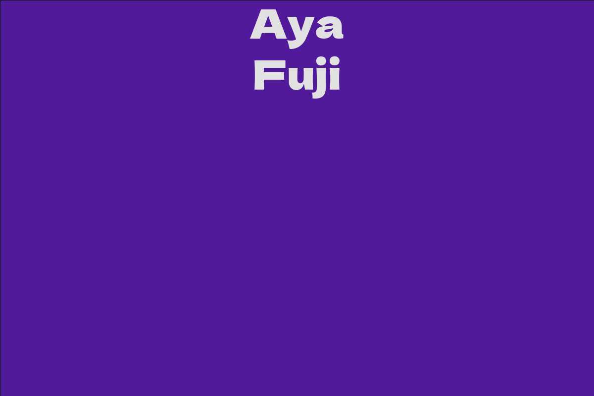 Aya Fuji