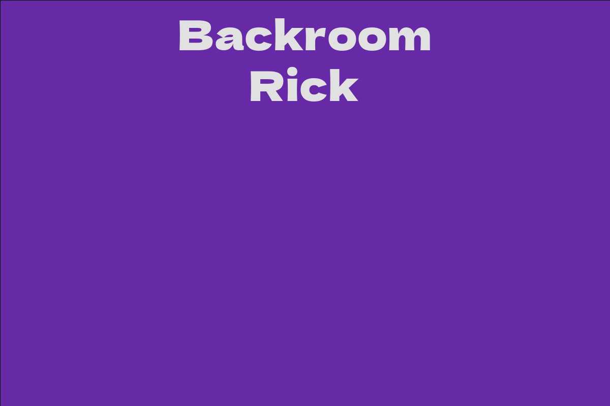 Backroom Rick