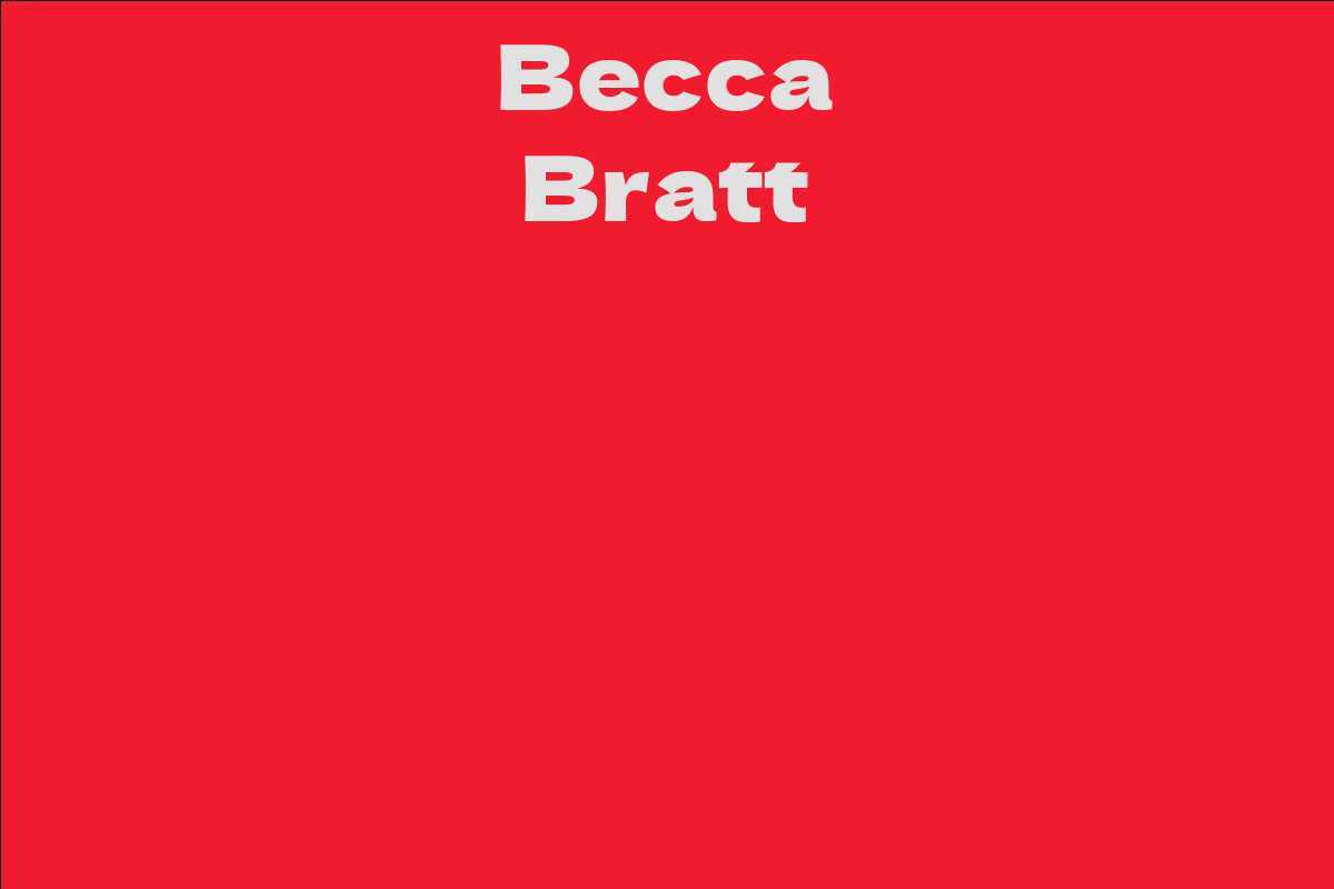 Becca Bratt
