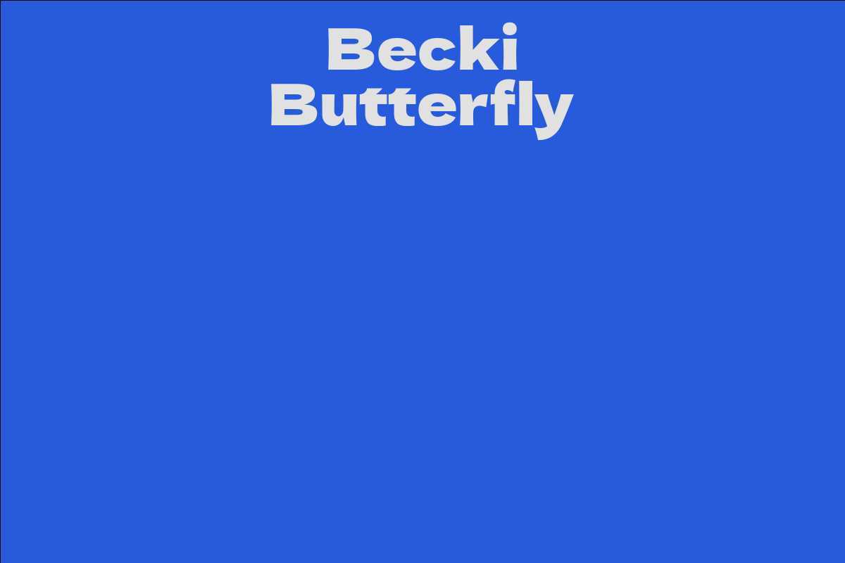 Becki Butterfly