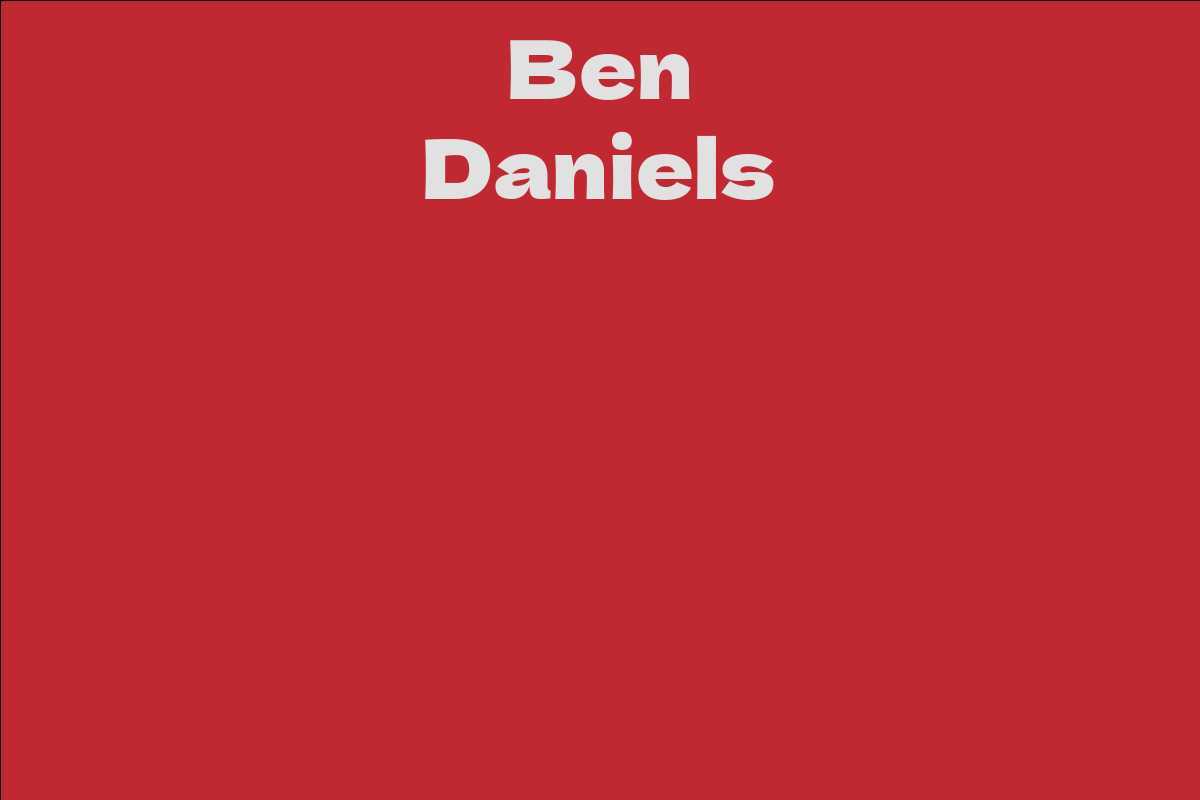 Ben Daniels