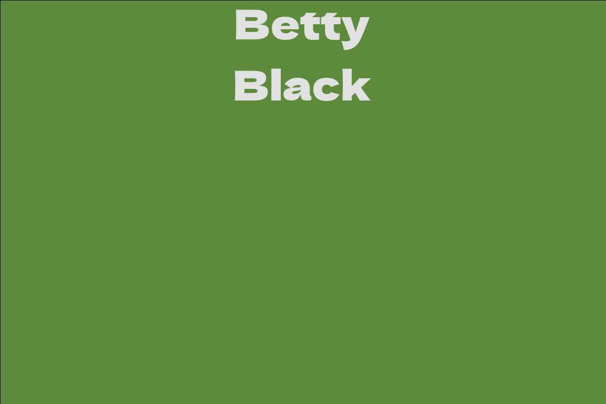 Betty Black