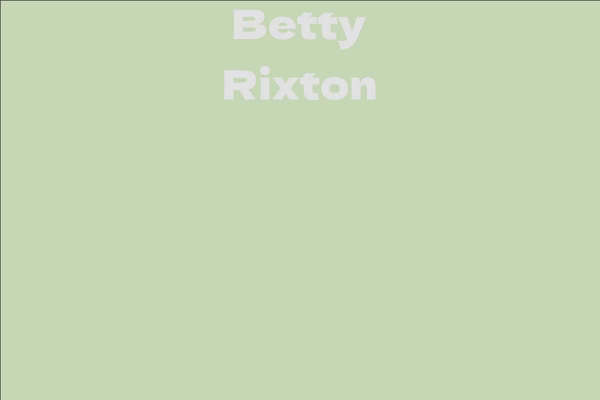 Betty Rixton