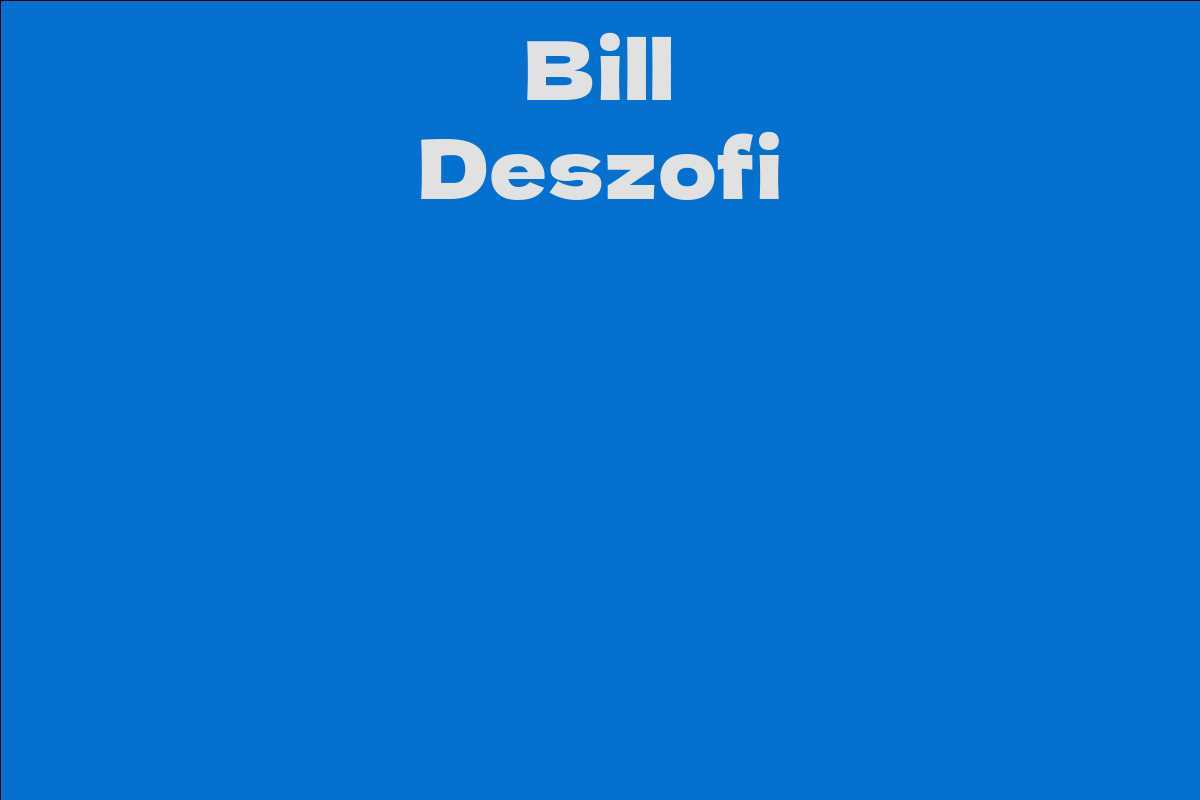 Bill Deszofi