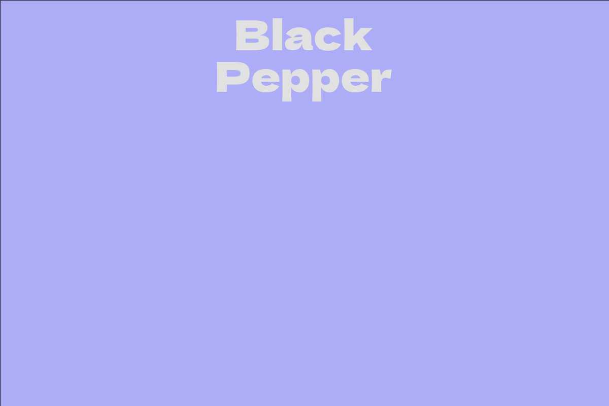 Black Pepper