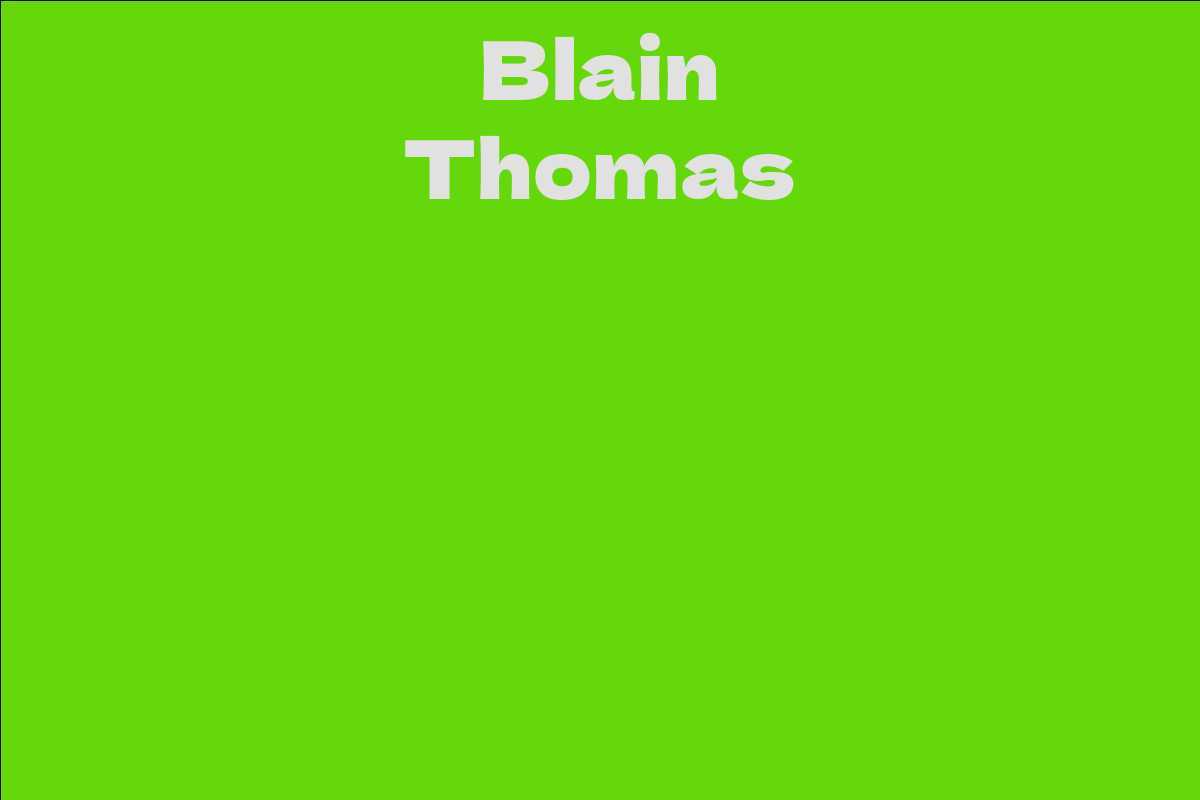 Blain Thomas