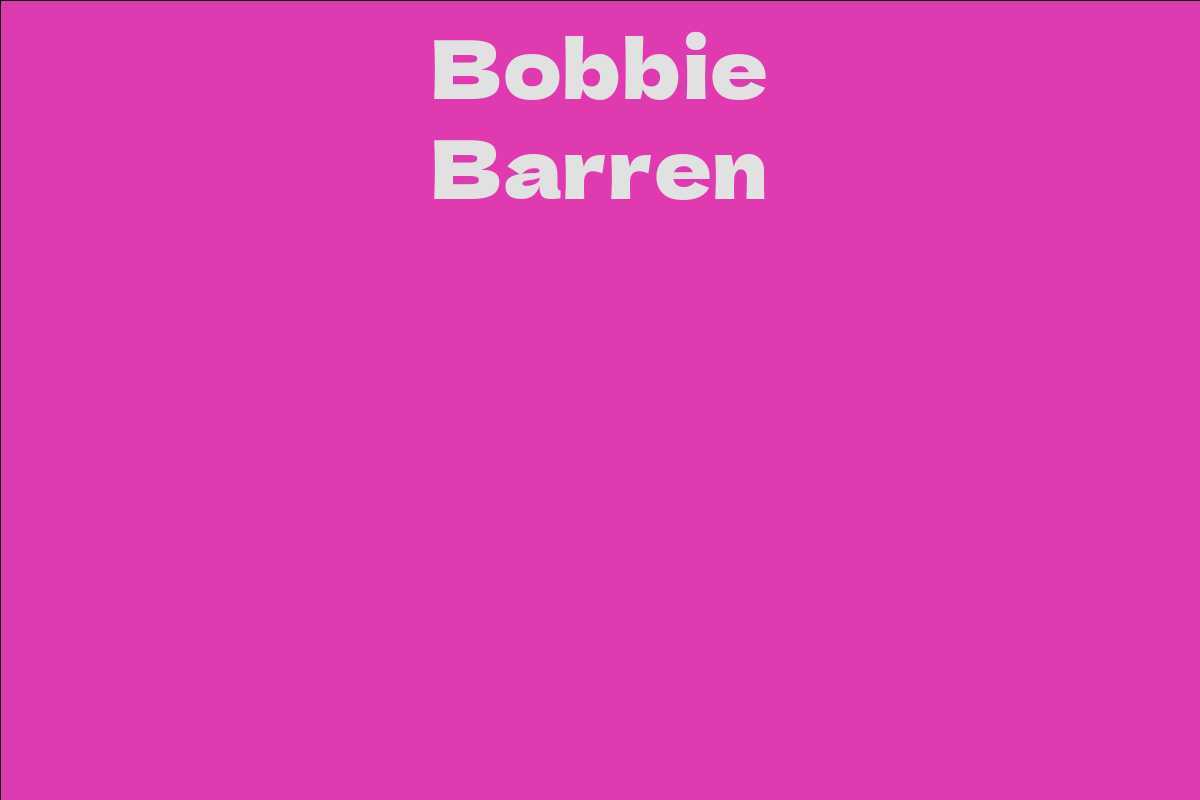 Bobbie Barren