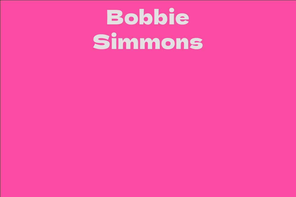 Bobbie Simmons