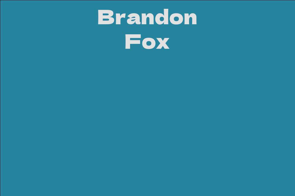 Brandon Fox