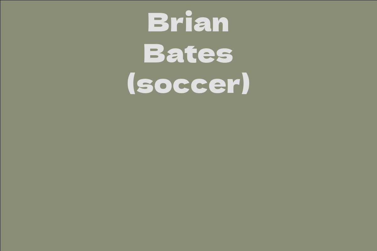 Brian Bates (soccer)