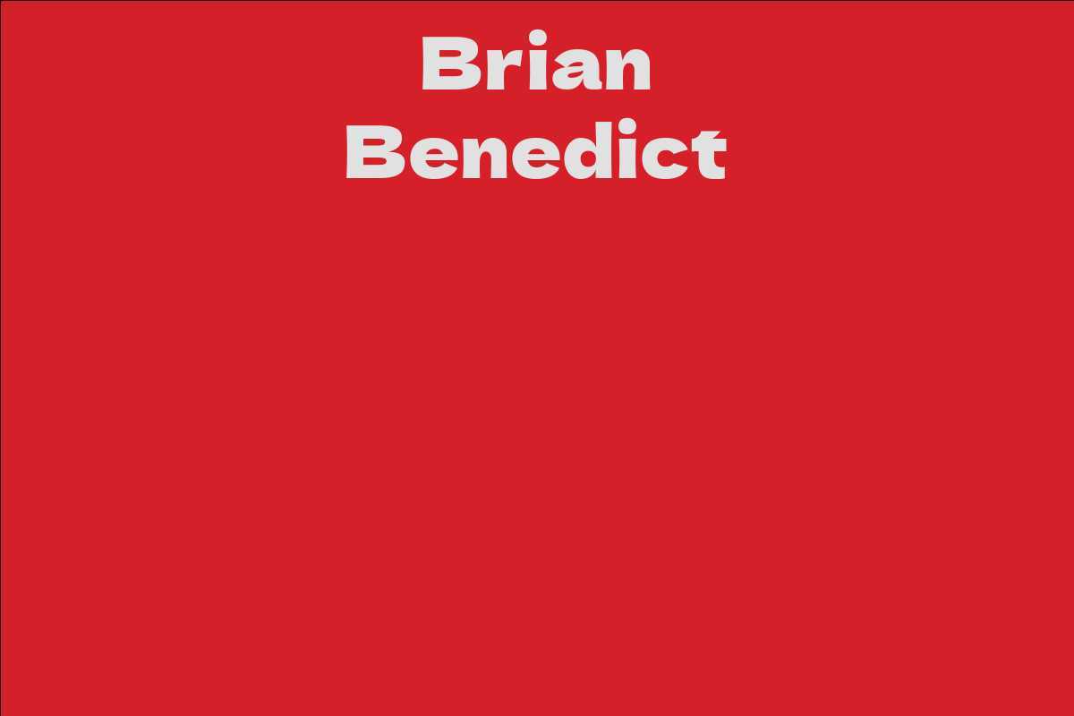 Brian Benedict