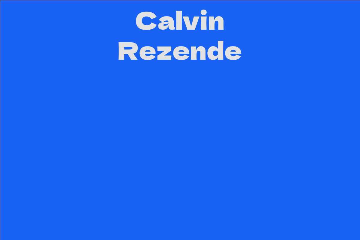 Calvin Rezende
