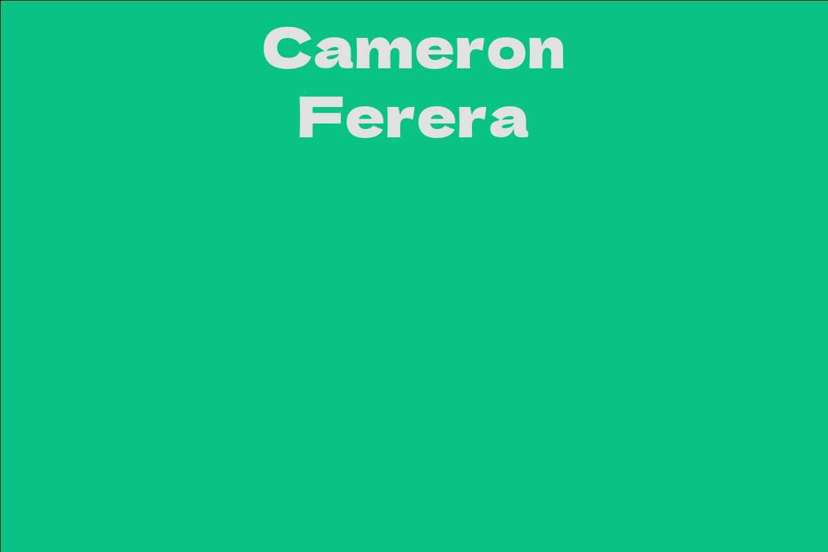 Cameron Ferera