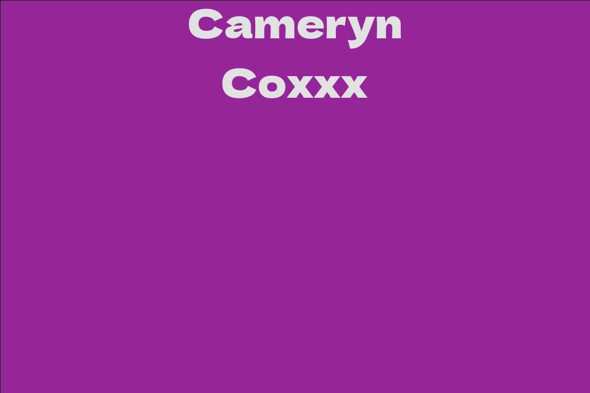 Cameryn Coxxx