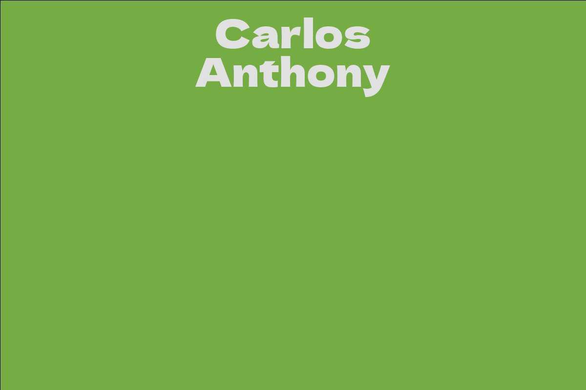Carlos Anthony