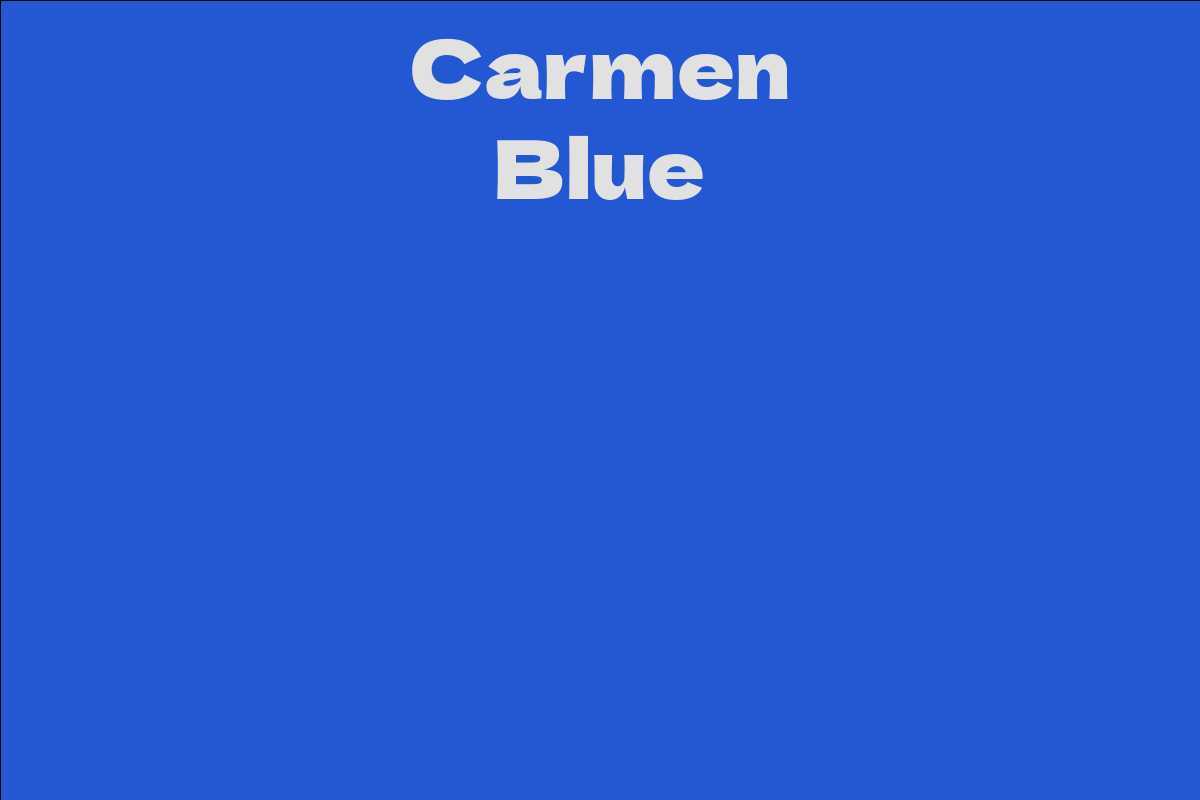 Carmen Blue