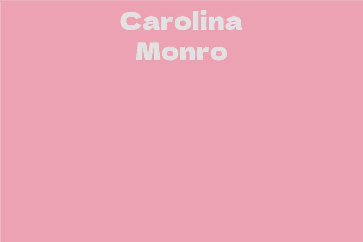 Carolina Monro