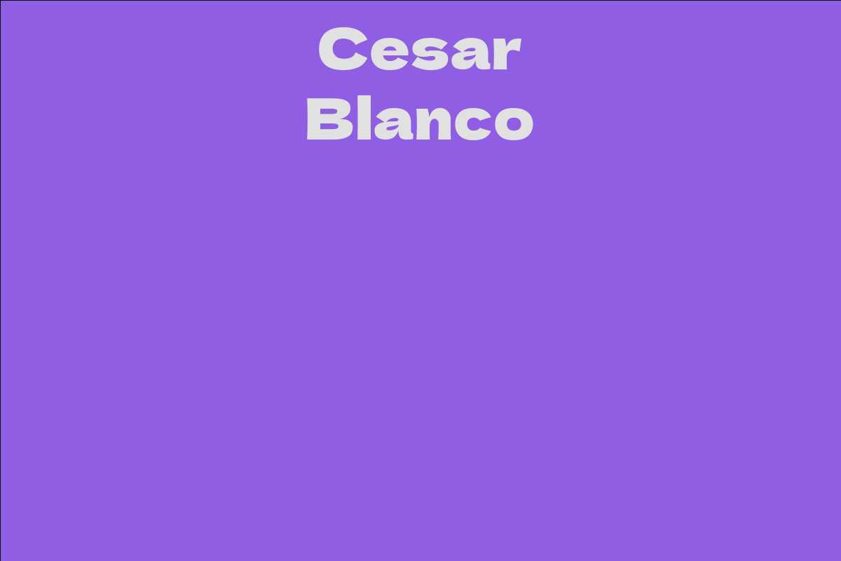 Cesar Blanco